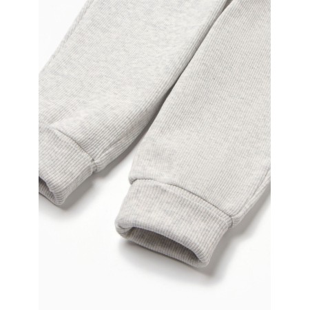 Children's pants Minaku, color gray melange, height 62-68 cm-5