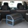 Organizer COFR in the trunk of a car, bag, EVA material, 50 cm, blue kant