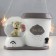 Souvenir Polystone Water Ball Light/For the hands "Bear and House" MIX 12x8x17 cm