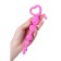 Anal chain Todo by toyfa sweety, silicone, pink color, 18.5 cm, d 3.1 cm
