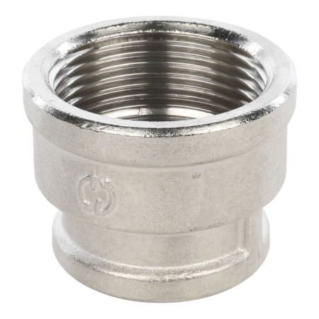 The coupling Stout SFT-0006-001141, 1 1/4 "x 1", internal thread, transition, nickel. brass-1