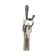 Hook furniture tundra TKO001, one -rod, bronze