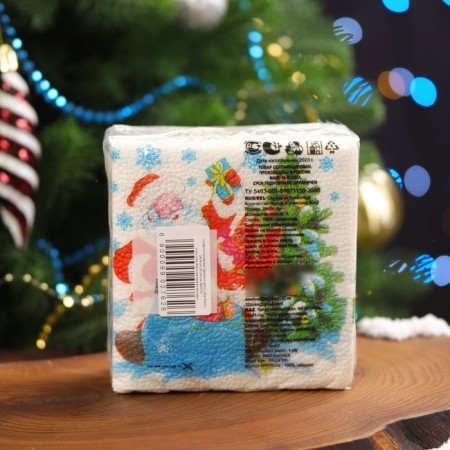 Napkins Paper Harmony “Santa Claus” 1 layer, 24x24, 50 pcs.-4