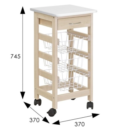 Tumbling with a box and baskets, 370x370x750, white/varnish-1