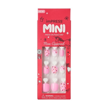Solid varnish Kiss Impress Mini Super Duper Kimk01c Super-Popper, short length