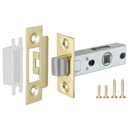 Sloped latch Punto L45-8 GP, color gold