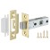 Sloped latch Punto L45-8 GP, color gold