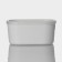 Storage container with lid LADOM "E LEC", 17.8 × 12.7 × 8.4 cm, white color