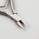 Pigitan nippers, straight blade, double spring, 11.5 cm, blade length - 14 mm, on the blister, silver color, AT -1207