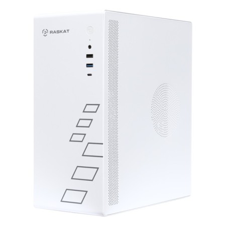Computer Raskat Standart 300, i3 12100, 16 GB, SSD 480 GB, Intel UHD, Noos, White-1