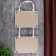 Double photo frame on braid L-3 10x15 cm pearl (plastic screen)