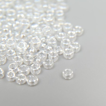 Beads "Zlatka" 08/0 10 g 0101 Transparent