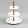 3-tier everave Opal, decor "Platinum plates"
