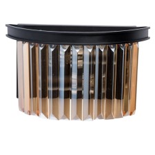 Bra Goslar, 2x60W E14, black color, champagne