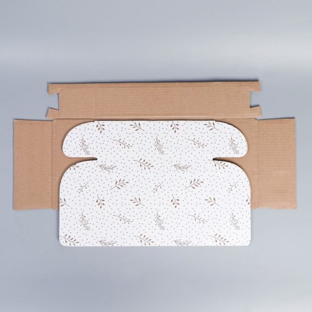 Box Gift team, packaging, "branches", white, 27 x 21 x 9 cm-6