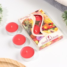 A set of tea candles of aromatic 