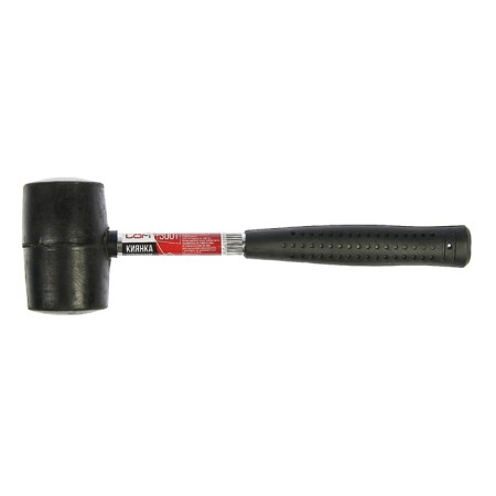 Kiyanka scrap, metal rubberized handle, black rubber, 300 g-1
