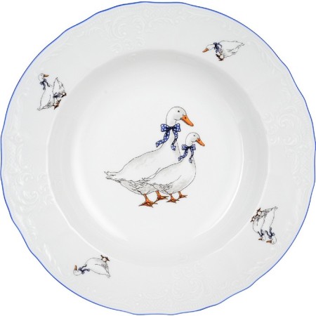 Dining Service 6/25 BERNADOTTE, Decor "Geese", 25 items-5