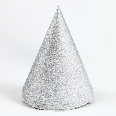 Carnival cap "Shine", set 6 pcs., Color silver-2