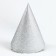 Carnival cap "Shine", set 6 pcs., Color silver