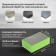 Sponge diamond grinding tundra, 90 x 55 x 30 mm, P400, for stone, porcelain tile, tile 105138