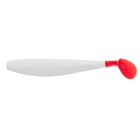 Vibro -tail Helios Trofey White RT, 14 cm, 4 pcs. (HS-25/1-003)