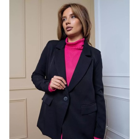 Female jacket, black color, size m (44)-3