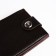 Male purse on a magnet, department for bills, for maps, brown color