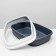 Universal toilet with board, 62 x 44 x 24 cm gray gray