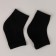 Pediciers, moisturizing, with silicone inserts, 16 × 8.5 cm, One size, black color, black