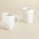Sl Home Cascan, 380 ml, 11.8 × 8.5 × 10.4 cm, set 2 pcs, bone porcelain, white