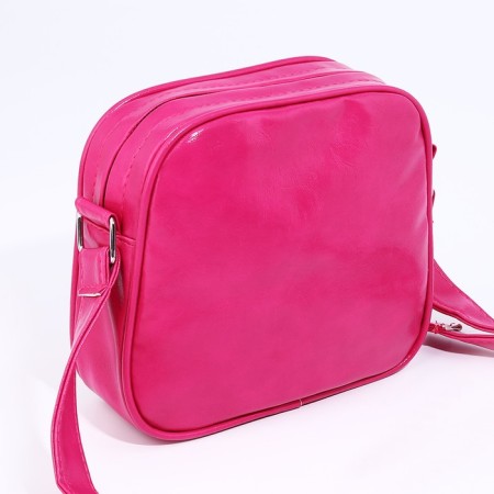 Bag Cross-Bodi with a zipper, pink color-3