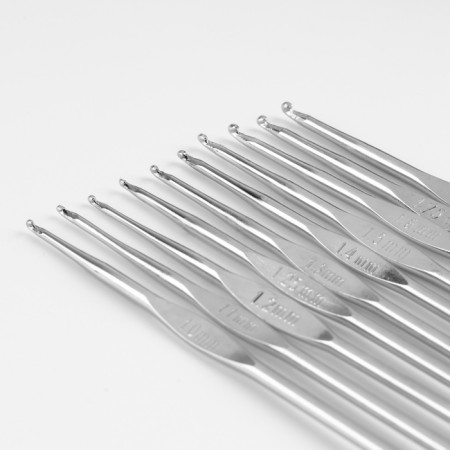 Knitting hook set, d = 1-1.9 mm, 12 cm, 10 pcs-3