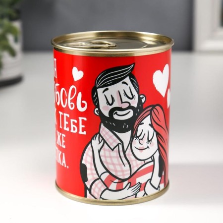 Socks in the bank "Strong love" (inside the socks are female, white color)