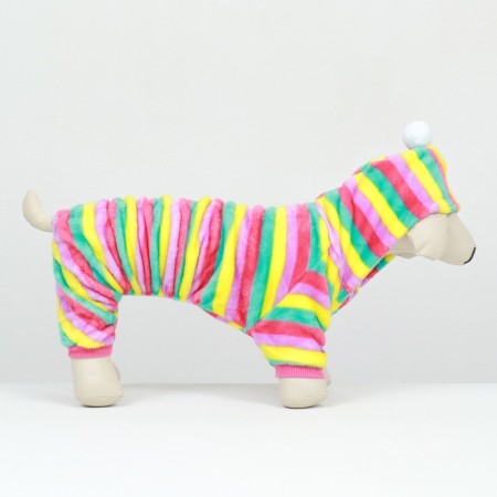 Combiason "Rainbow" with a hood, size 2xl (DS 45 cm, Osh 45 cm, og 55 cm)-3
