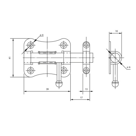 Harvesting gap Zdor 007, 40 mm, black-1