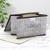 Stelly box for storage with a lid "Ronda", 26 × 20.5 × 16 cm, color gray color