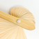 Fan bamboo, textiles h = 21 cm "monocet" in a box, black