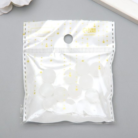 Bead silicone "Round" white d = 1.2 cm-2