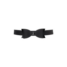 Chocker with a butterfly Pecado BDSM, genuine leather, black color