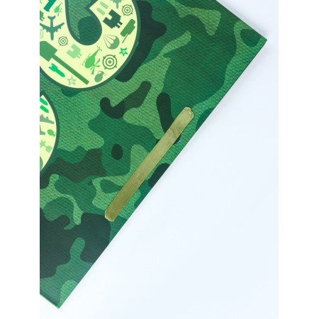 Gift laminated vertical “February 23”, XL 40 × 49 × 19 cm-3