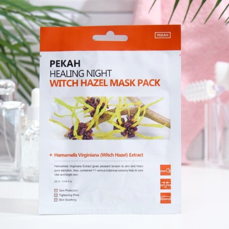 Pekah tissue mask for narrowing pores with hamamamelis extract, 25 ml