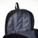 School backpack from textiles on a zipper, 2 departments, 3 pockets, black color