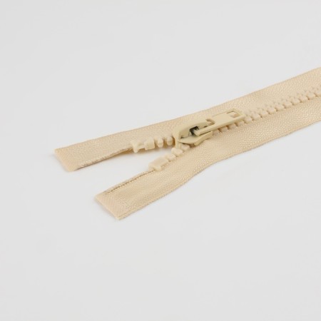 Lightning "Tractor", No. 8, connective, locking machine, 80 cm, ivory color-1