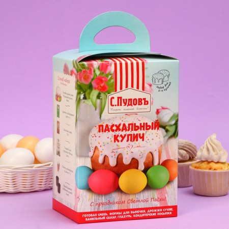 Baking Set "Easter Kulich S. Pudov", 535 g