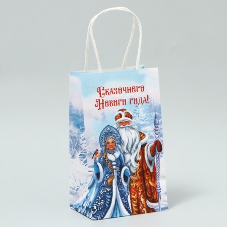 Crafts "Santa Claus and Snow Maiden", 12 x 21 x 9 cm, New Year-3