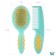 Children's brush with a comb, mint color