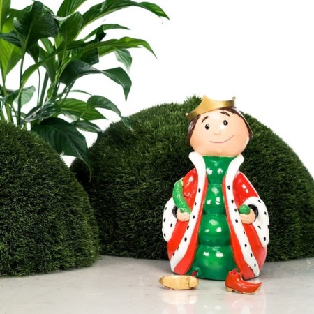 Garden figure "Gnome peas" 22x23x39cm