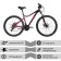 Bicycle 27.5 "Stinger Laguna Evo, red color, p. 19"