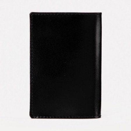 Passport cover, embossing, black color-1
